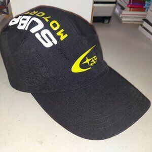 Rare Suburu Motorsports Cap Round Dome Type Hat